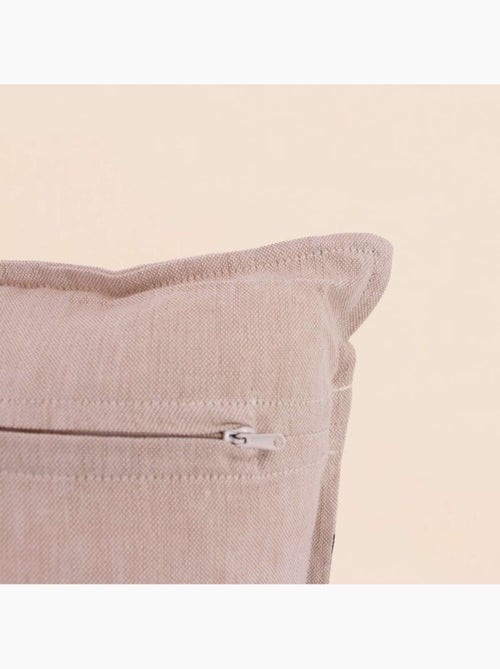 Coussin imprimé feuillage beige, bleu 40x40cm - Kiabi Coussin imprimé feuillage beige, bleu 40x40cm - Kiabi