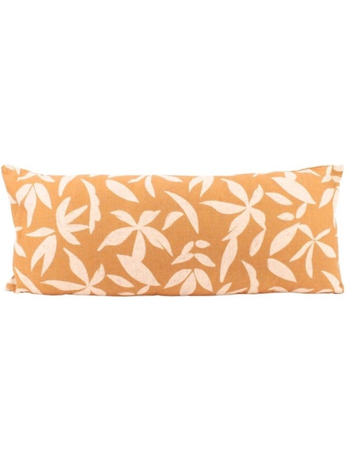Coussin imprimé feuillage ocre 30x70cm - Kiabi Coussin imprimé feuillage ocre 30x70cm - Kiabi