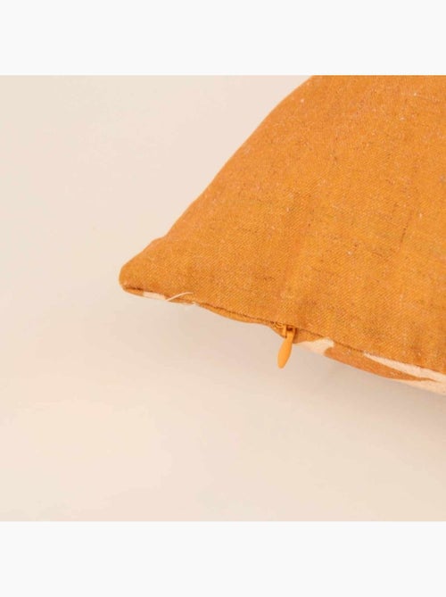 Coussin imprimé feuillage ocre 30x70cm - Kiabi Coussin imprimé feuillage ocre 30x70cm - Kiabi