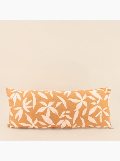 Coussin imprimé feuillage ocre 30x70cm - Kiabi Coussin imprimé feuillage ocre 30x70cm - Kiabi