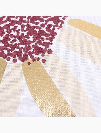 Coussin imprimé fleurs 40x40cm