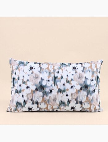 Coussin imprimé floral 30x50cm