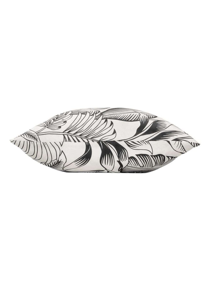 Coussin imprimé jungle PUNTA Ecru - Kiabi