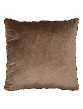 Coussin imprimé léopard