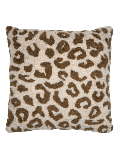 Coussin imprimé léopard - Kiabi