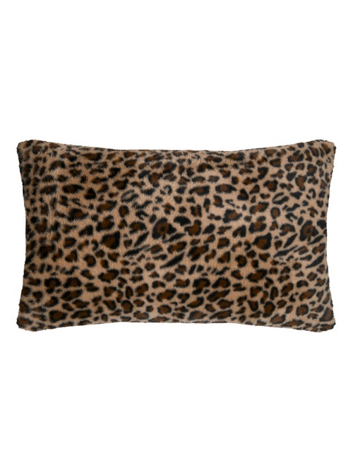 Coussin imprimé léopard - Kiabi
