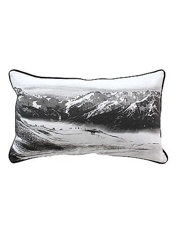 Coussin imprimé montagne EPICÉA