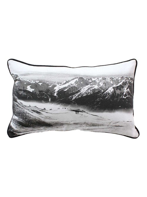 Coussin imprimé montagne Epicéa - Kiabi