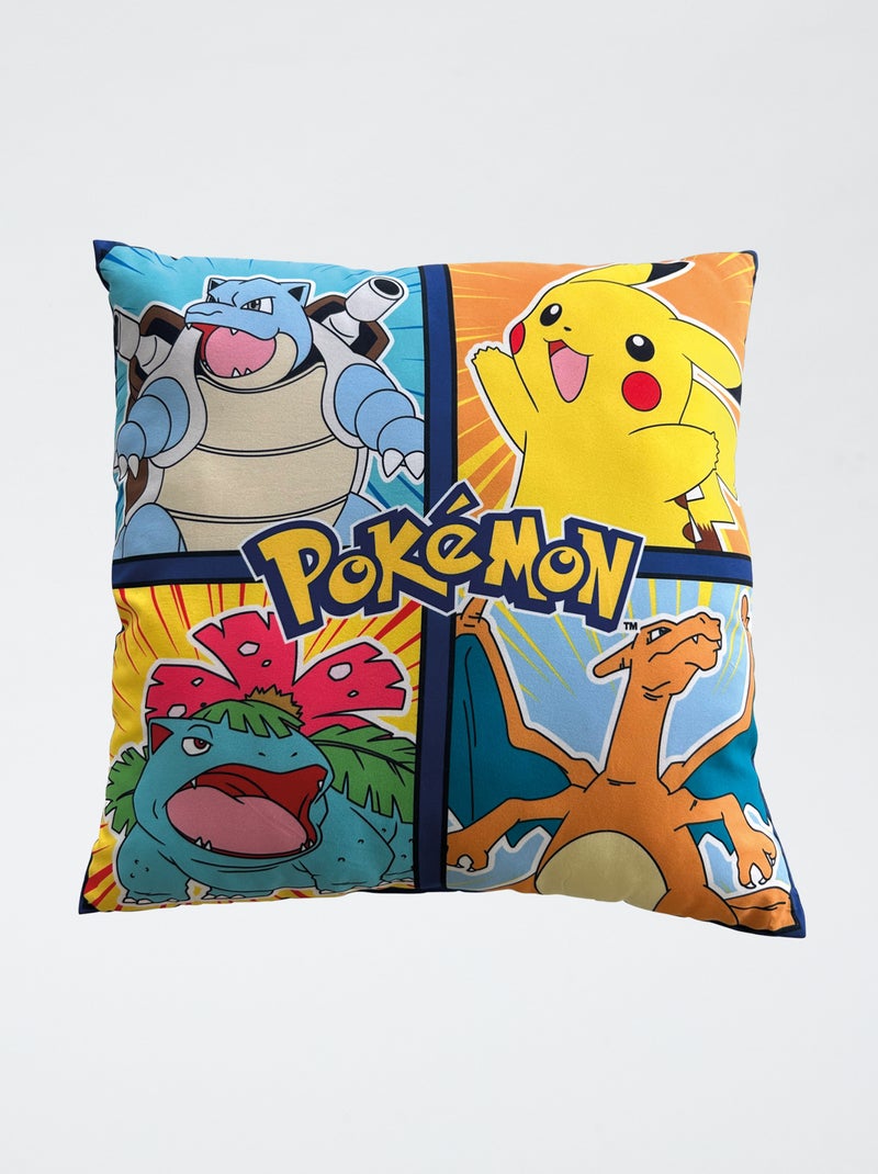 Coussin imprimé 'Pokemon' Multicolore - Kiabi
