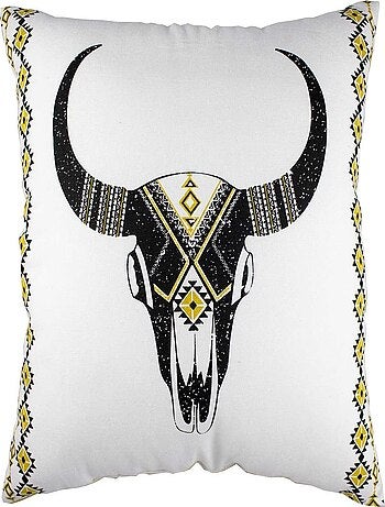 Coussin Imprimé "Tête de Buffle