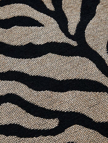 Coussin imprimé zèbre
