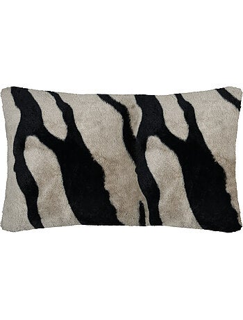 Coussin imprimé zèbre