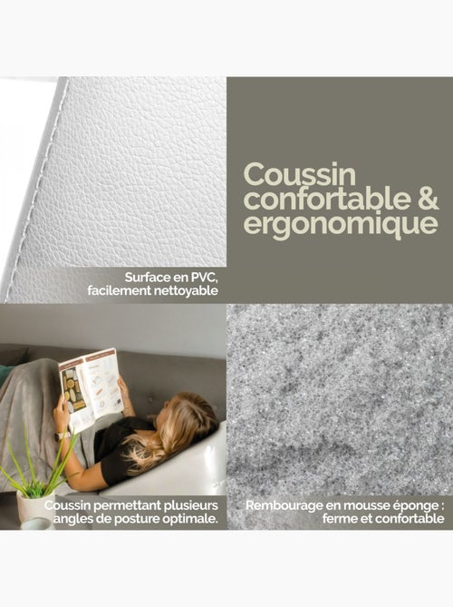 Coussin incliné cale dos ou jambes triangulaire - Vivezen - Kiabi Coussin incliné cale dos ou jambes triangulaire - Vivezen - Kiabi