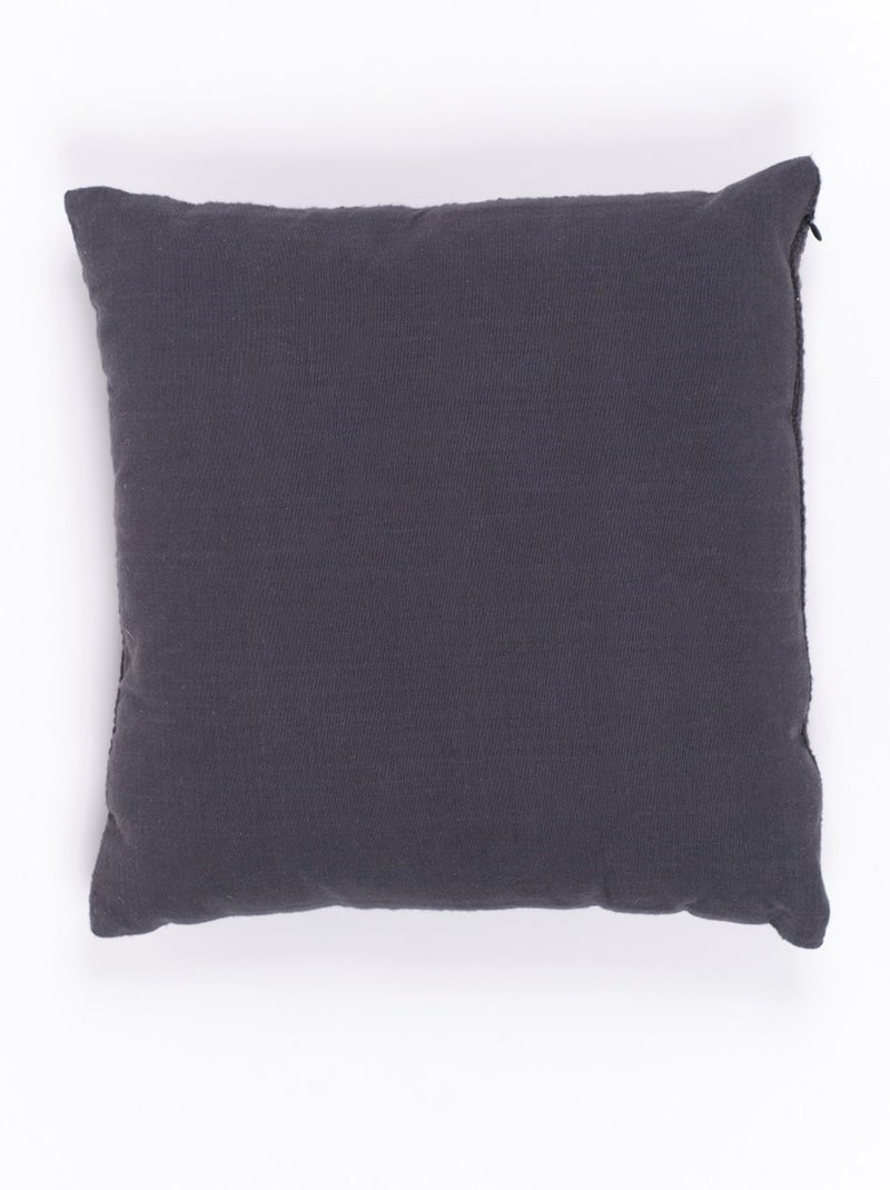 Coussin INDIES FANCY gris anthracite - Kiabi