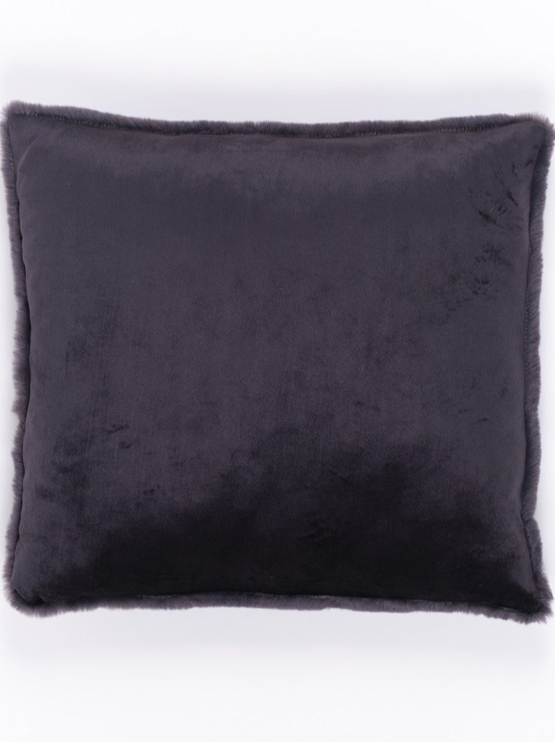 Coussin INDIES gris anthracite - Kiabi