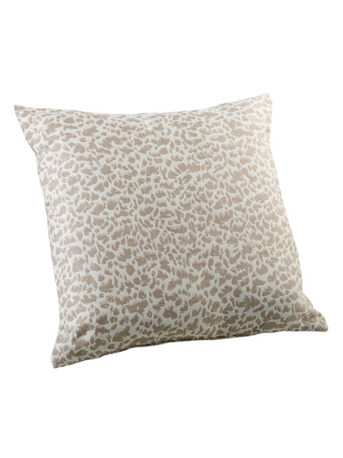 Coussin jacquard abstrait texturé style naturel - Kiabi