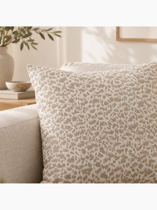 Coussin jacquard abstrait texturé style naturel - Kiabi Coussin jacquard abstrait texturé style naturel - Kiabi
