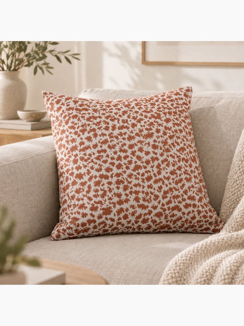 Coussin jacquard abstrait texturé style naturel - Kiabi Coussin jacquard abstrait texturé style naturel - Kiabi