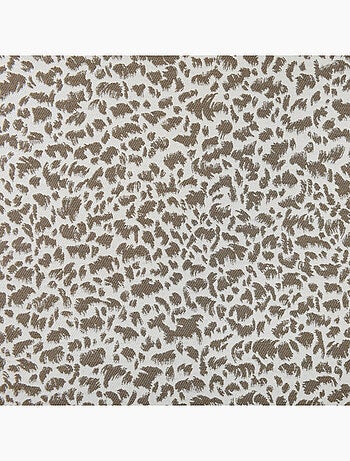 Coussin jacquard abstrait texturé style naturel