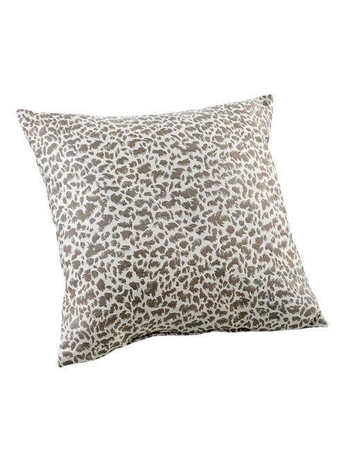 Coussin jacquard abstrait texturé style naturel - Kiabi