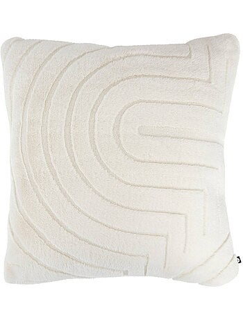 Coussin jacquard Arka Ivoire