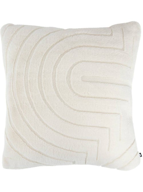 Coussin jacquard Arka Ivoire - Kiabi