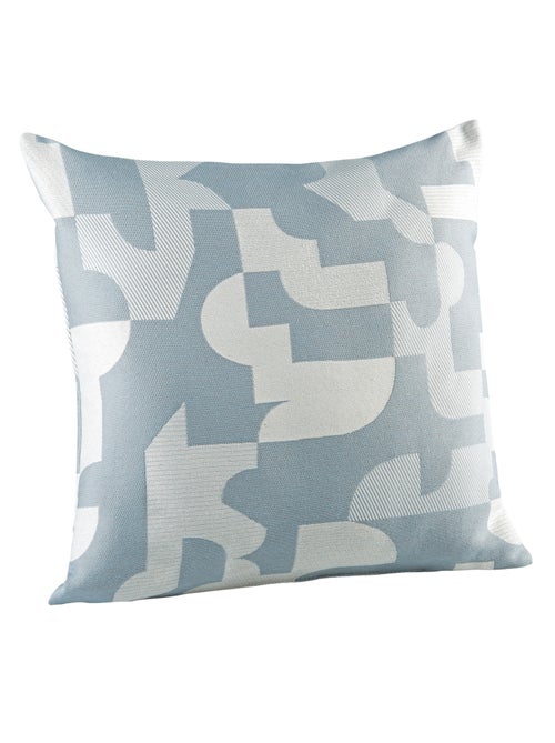 Coussin jacquard géométrique texturé rétro - Kiabi Coussin jacquard géométrique texturé rétro - Kiabi