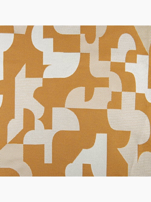 Coussin jacquard géométrique texturé rétro - Kiabi Coussin jacquard géométrique texturé rétro - Kiabi