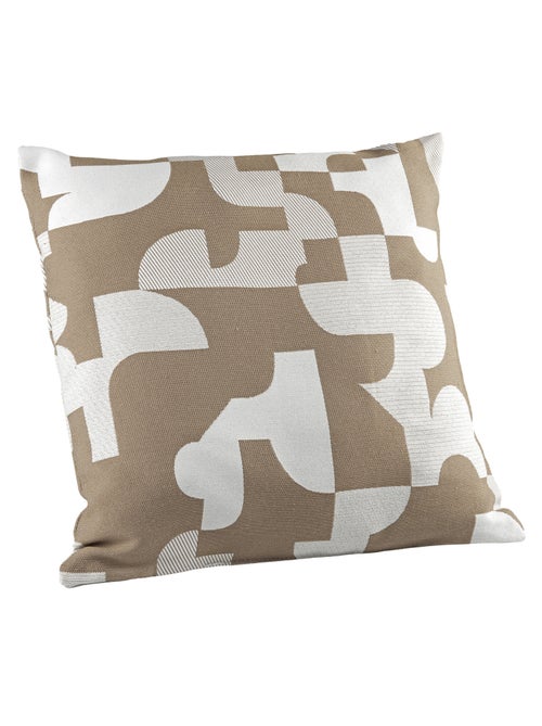 Coussin jacquard géométrique texturé rétro - Kiabi Coussin jacquard géométrique texturé rétro - Kiabi