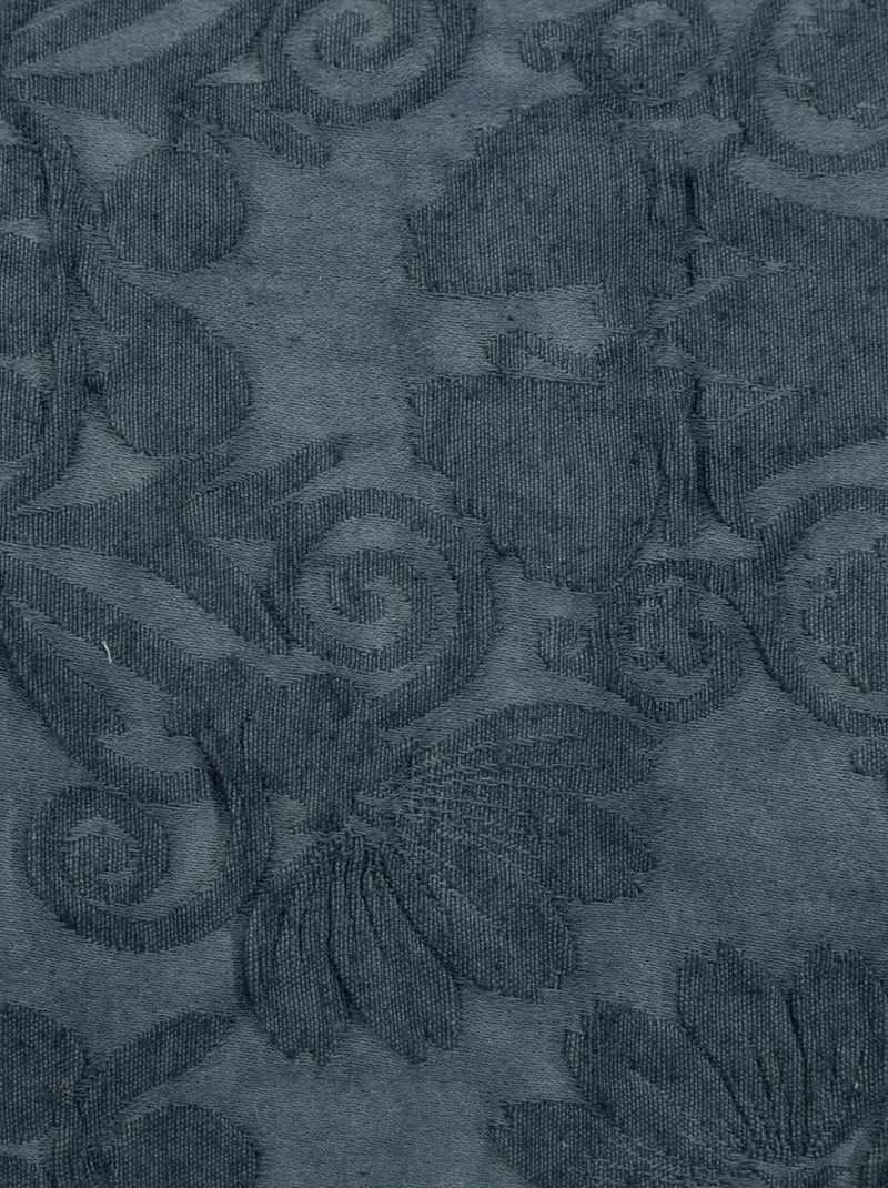 Coussin jacquard style cottage Bleu - Kiabi