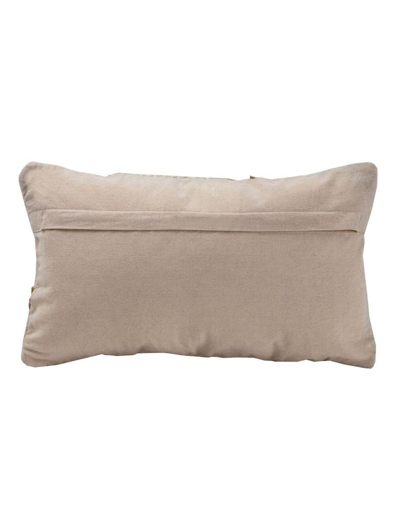 Coussin jute ASTYR 30X50 Blanc - Kiabi