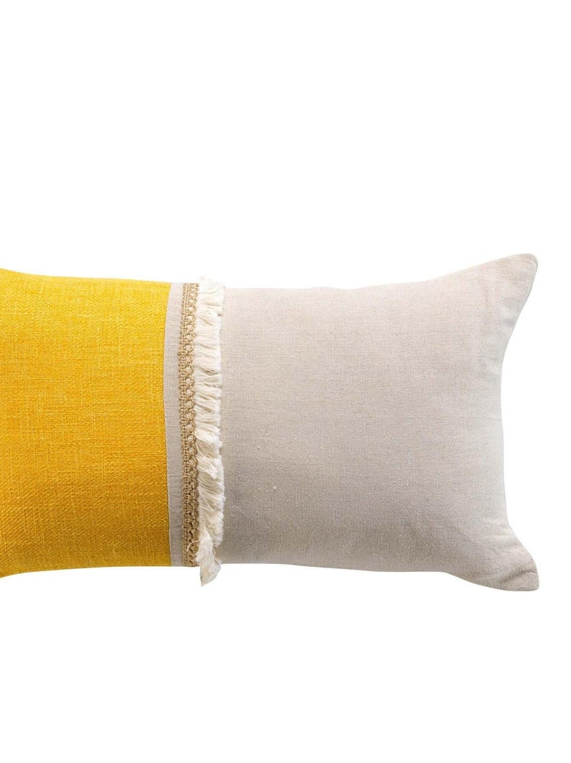 Coussin jute Collection Cancuns Bleu - Kiabi