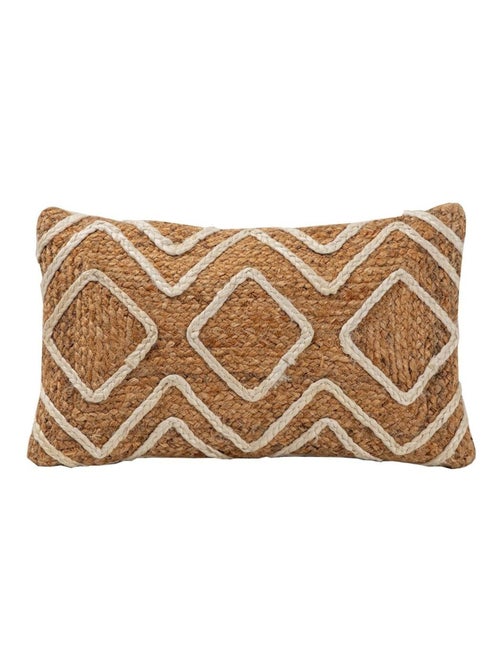 Coussin jute NAÏLA 30X50 - Kiabi