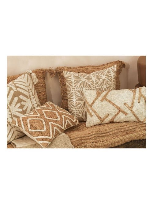 Coussin jute NAÏLA 30X50 - Kiabi