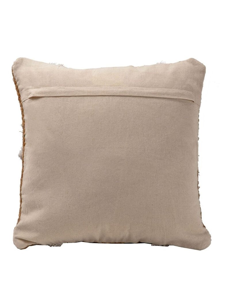 Coussin jute tufté ANKARA 40X40 Beige - Kiabi
