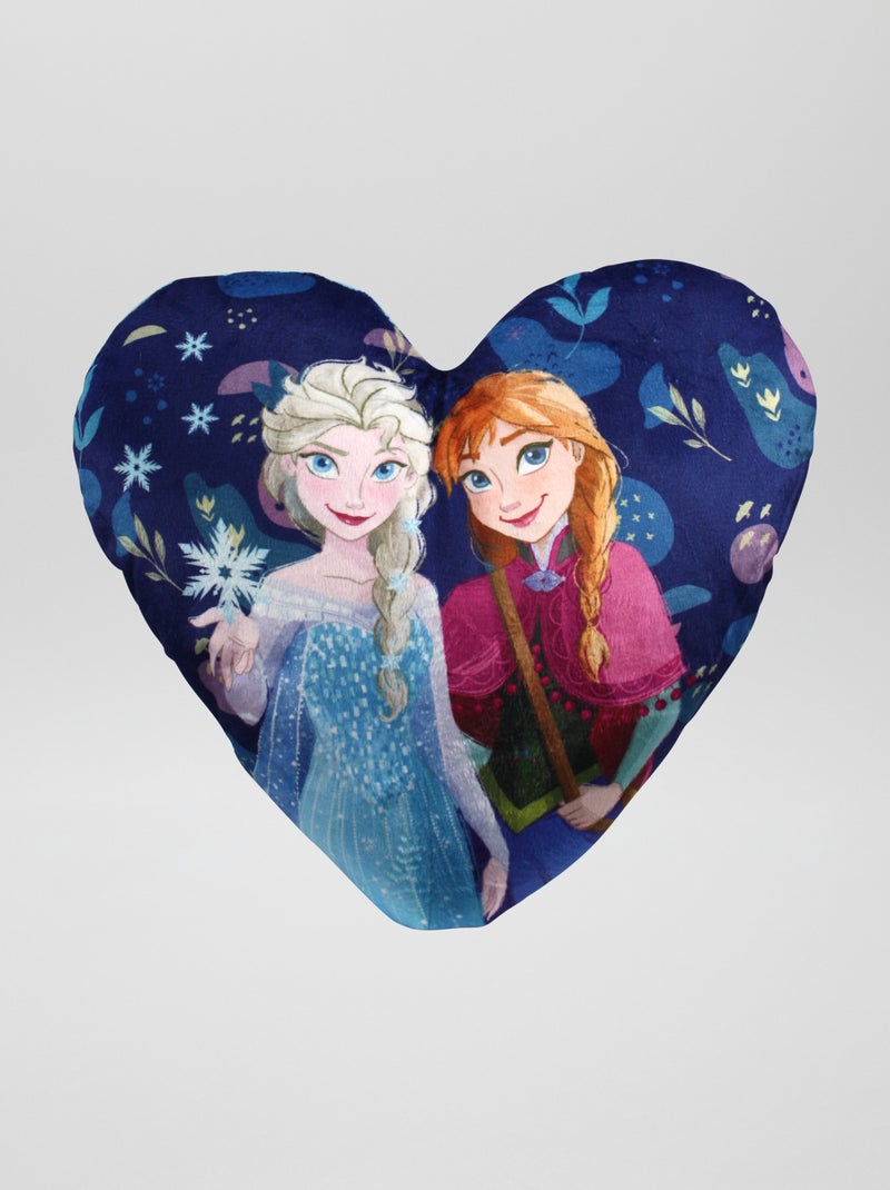 Coussin 'La reine des neiges' Bleu - Kiabi