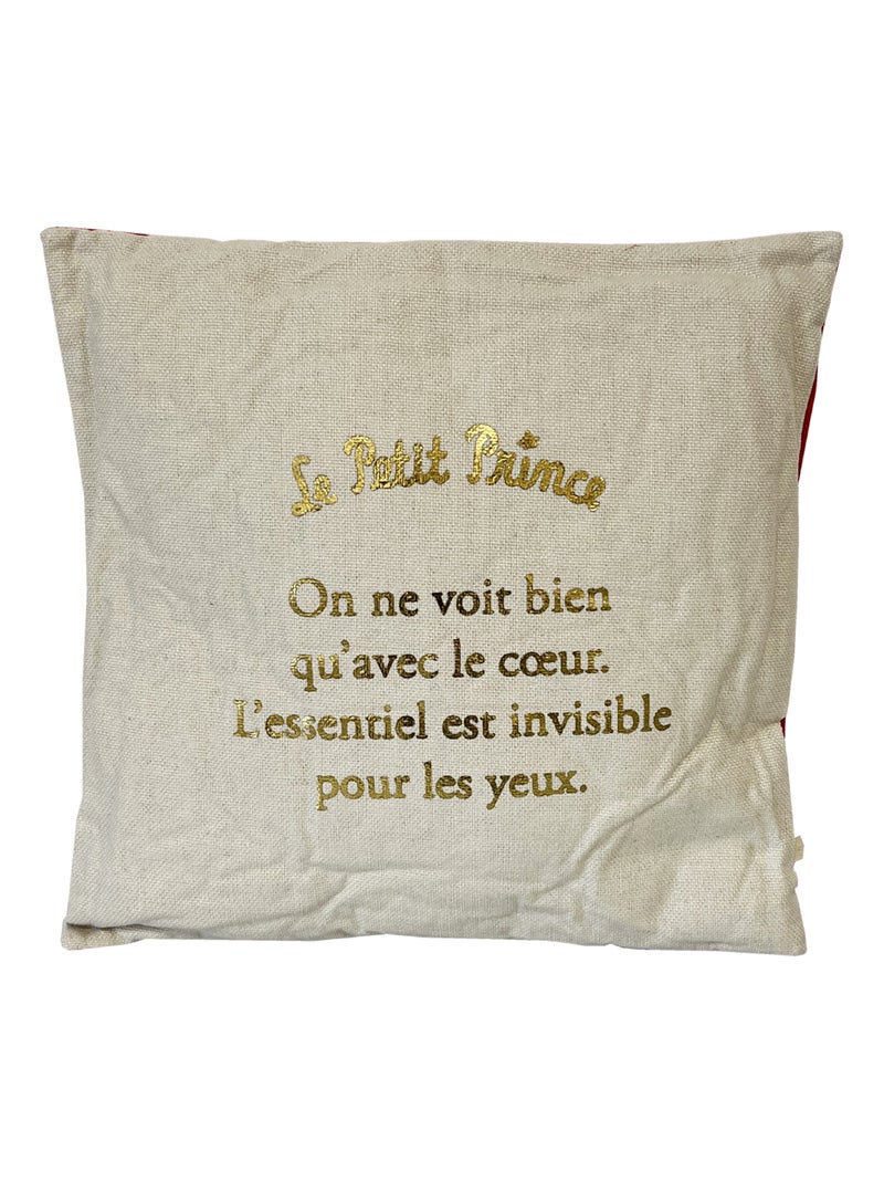 Coussin le petit prince Rouge - Kiabi