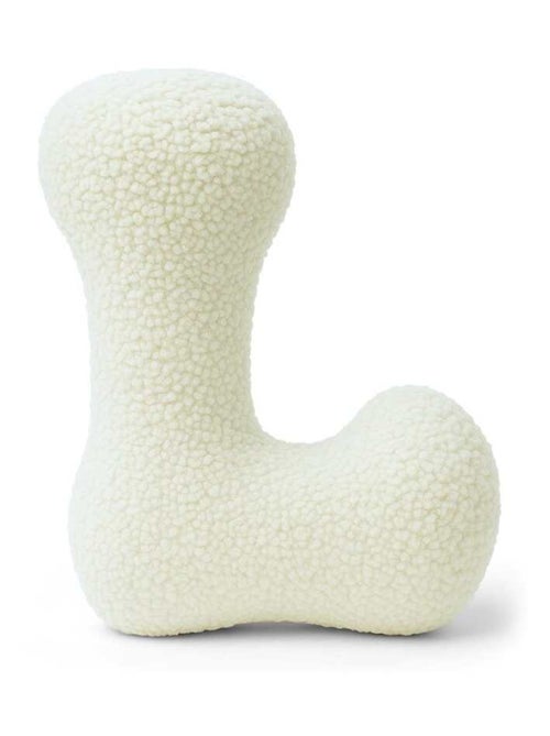 Coussin lettre alphabet- CRÈME- L - Kiabi