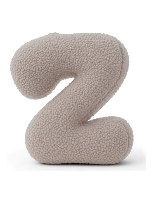 Coussin lettre alphabet- GRIS CLAIR- Z - Kiabi