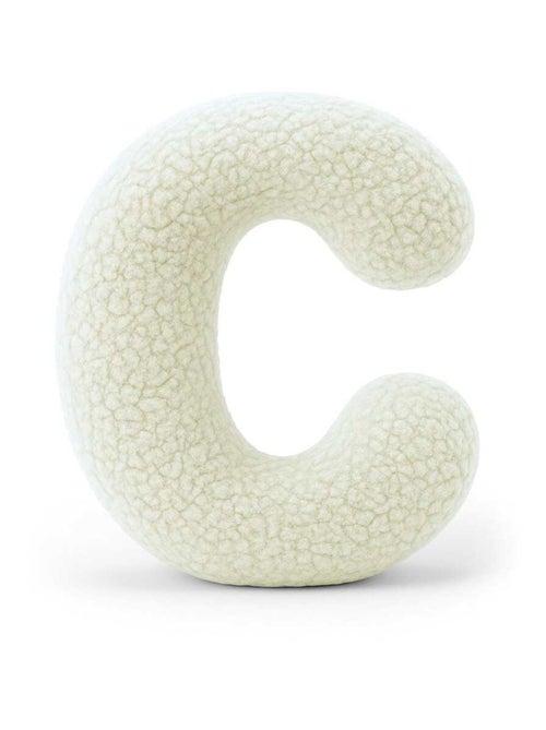 Coussin lettre alphabet-CRÈME- C - Kiabi