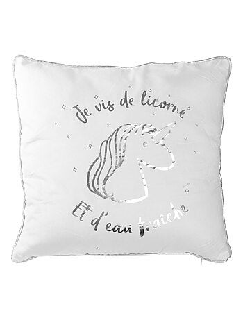 Coussin LICORNE avec passepoil