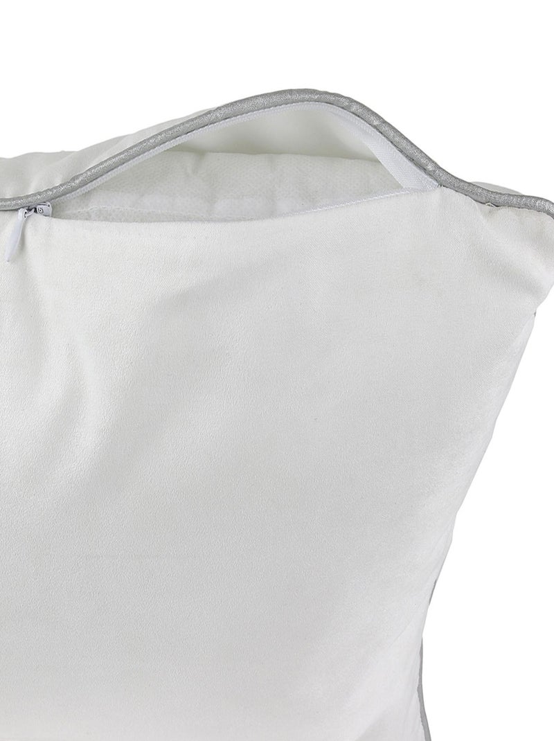 Coussin LICORNE avec passepoil Argent - Kiabi