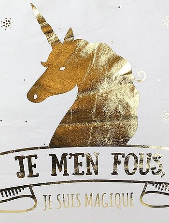 Coussin LICORNE avec passepoil