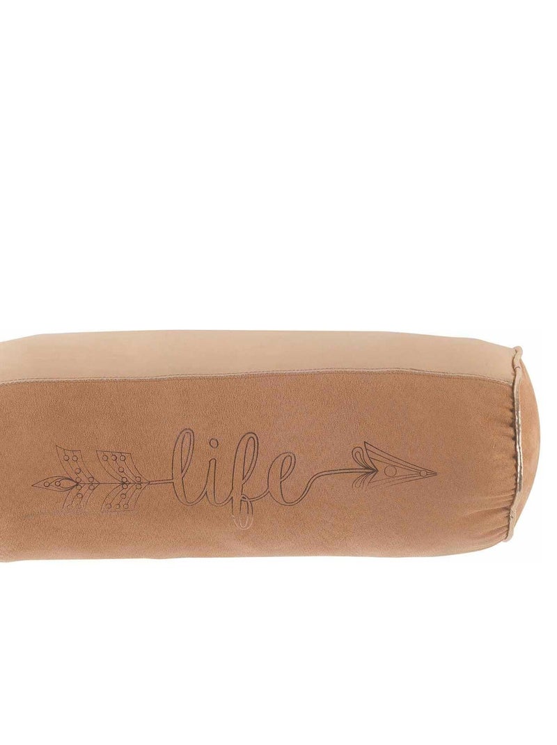 Coussin Life traversin Rose - Kiabi