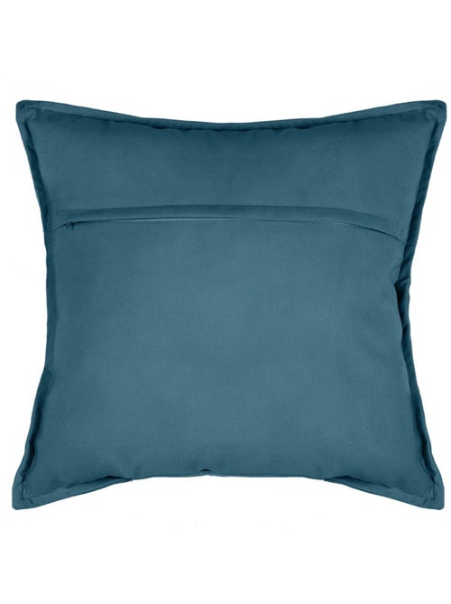 Coussin Lilou déhoussable effet velours en polyester - Kiabi