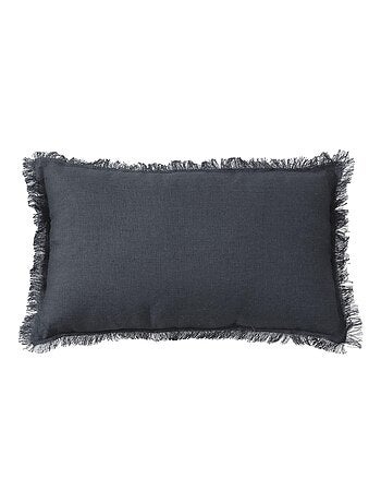Coussin lin bords effilés 'Deko&co'