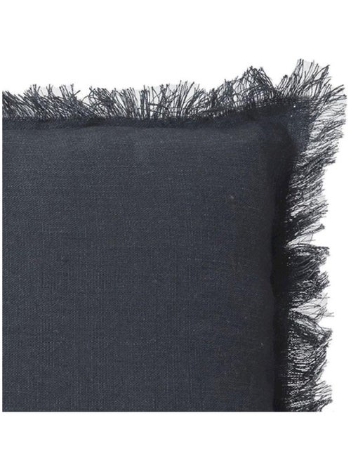 Coussin lin bords effilés 'Deko&co' - Kiabi