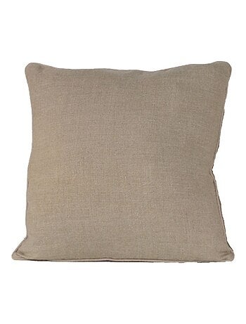 Coussin lin et coton bourdon