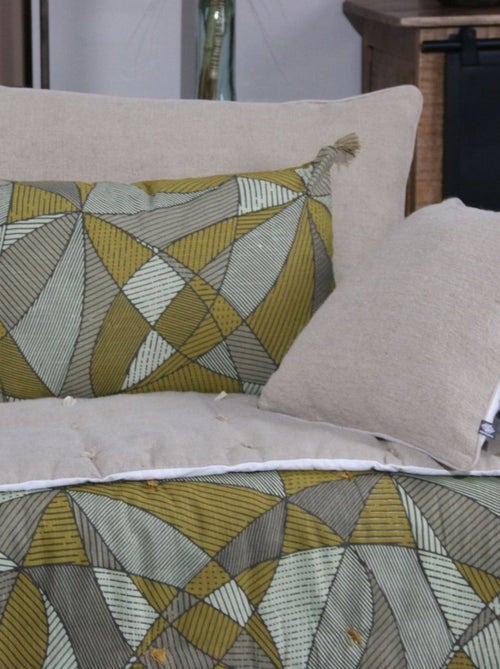 Coussin lin et coton bourdon - Kiabi Coussin lin et coton bourdon - Kiabi