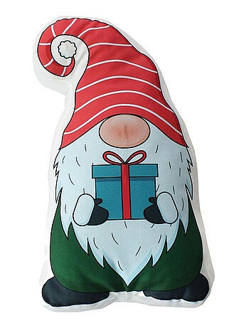 Coussin lumineux led noël 3d 40 x 23 cm – 100 % polyester